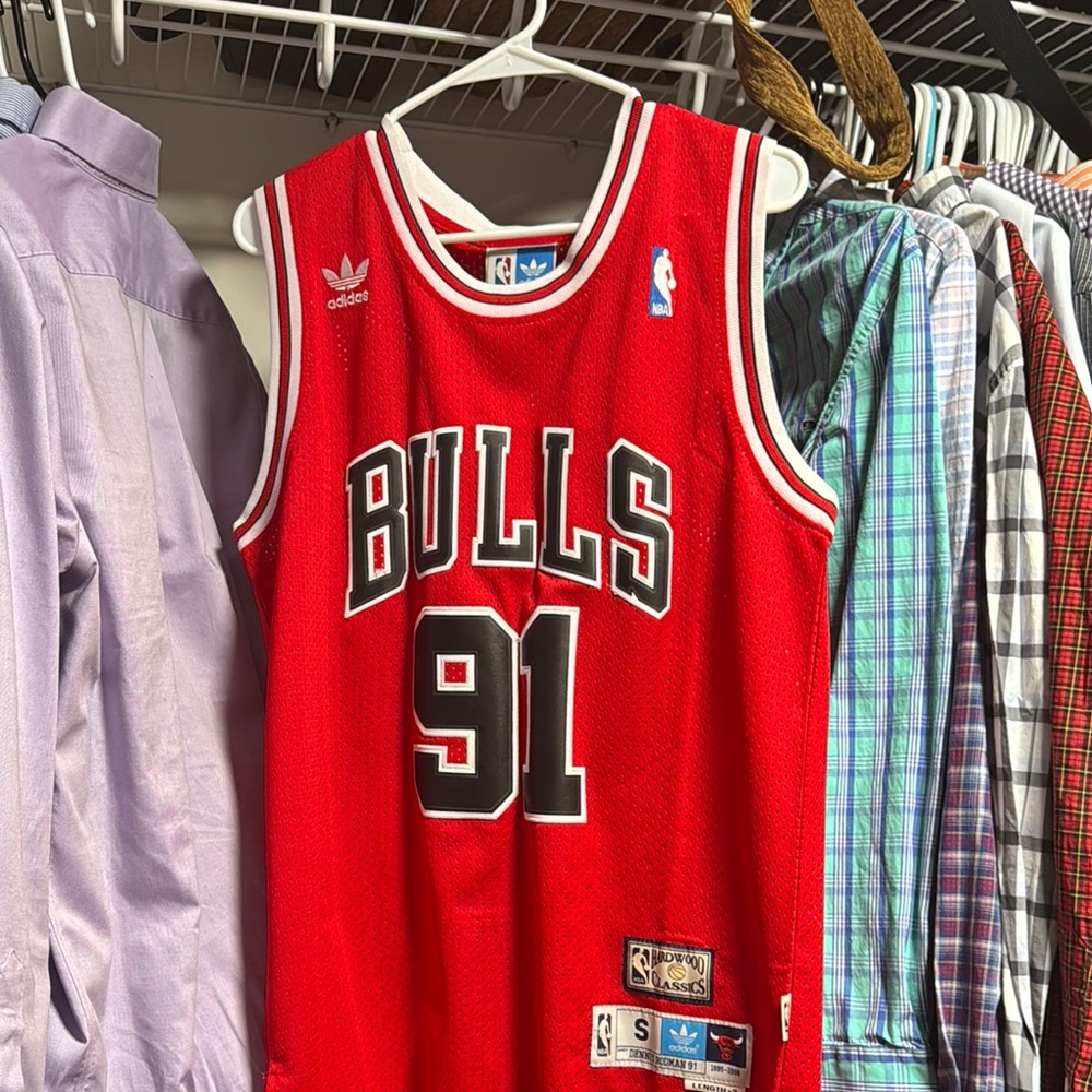 Adidas Dennis Rodman Bulls Basketball Jersey